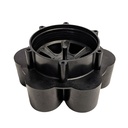 Base inferior válvula mini FIMCO opciones de 4 y 6 salidas de 1 1/4"