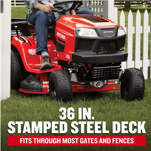 Tractor cortador de césped Craftsman 36" 11,5 hp