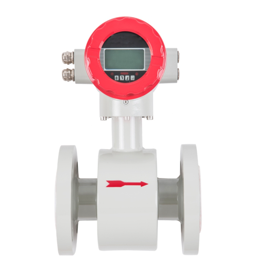 Caudalímetro Electromagnético Integrado, DN65, 24VDC, 0.6MPa, salida 4-20mA + RS485, Teflón, Acero Inoxidable, IP65