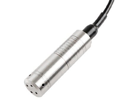 Sensor de Nivel Hidrostático Sumergible ZPT604 0-3m para Diésel Densidad 0.85, Salida 4-20mA, 10m de Cable