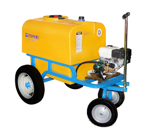 Carro Pulverizador 400 lt.K-25 6.5 hp Motor Partida Eléctrica