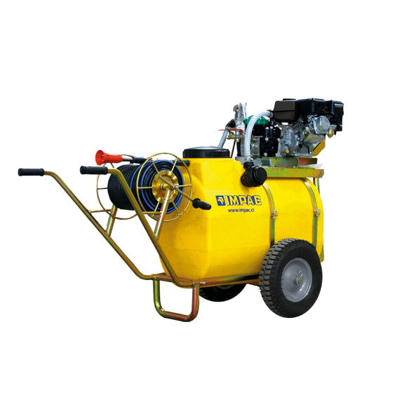 Carretilla Pulverizadora 150 Lts. Bomba F-30 7hp c/Enr.y 50 mt.