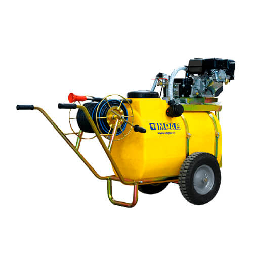 Carretilla 150L. Bomba Kappa-25. Motor 7.0 HP c/Enrollador y 50m manguera