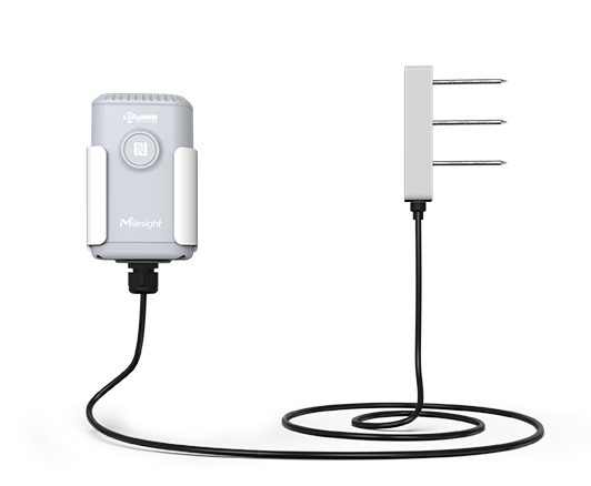 Sensor de humedad, temperatura y conductividad eléctrica del suelo