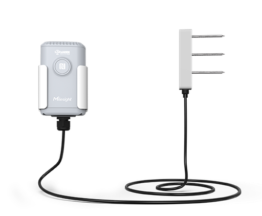 Sensor de humedad, temperatura y conductividad eléctrica del suelo