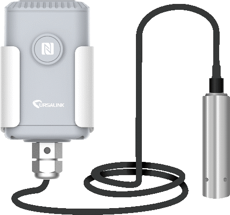 Sensor de nivel de agua sumergible inalámbrico LoRaWAN, rango 3 m