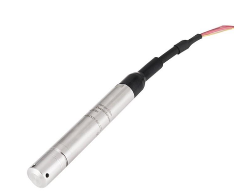 Sensor de nivel hidrostático, 0-6m, salida 4-20mA, 12-36VDC, IP68, Ø19mm, precisión 0.25%FS, cable 16m.