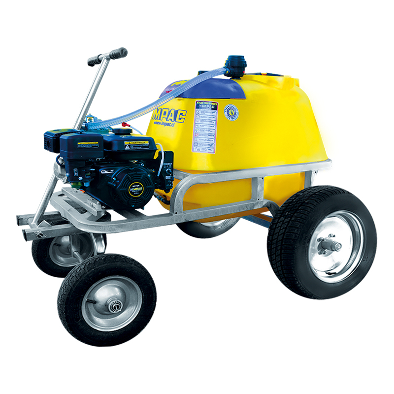 Carro pulverizador 250 litros motor 7 HP modelo F-30 IMPAC