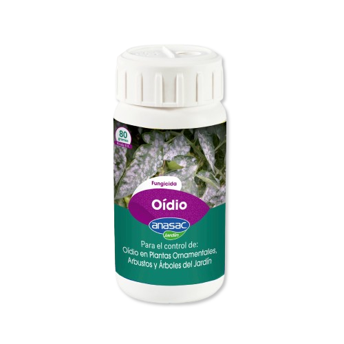 OÍDIO Fungicida Preventivo y Curativo Anasac Jardín 80 g