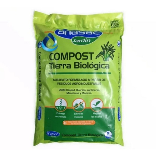 TIERRA COMPOST CASERO 6 LT