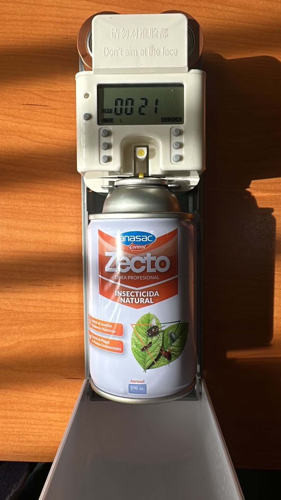 INSECTICIDA AUTOMÁTICO NATURAL ZECTO 270 CC
