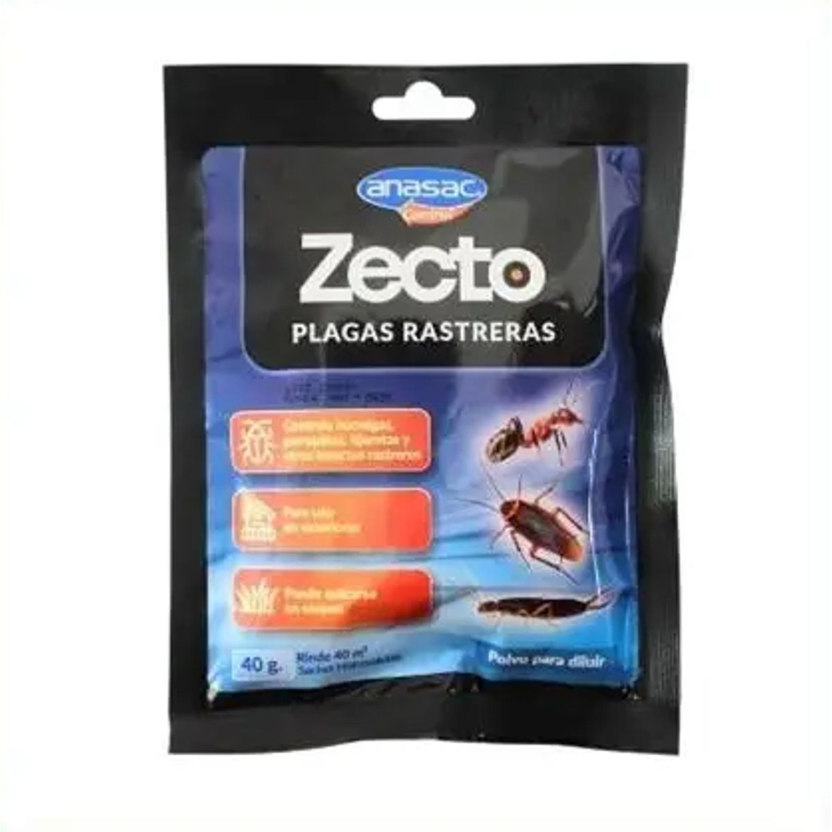 PLAGAS RASTRERAS 2.5 WP ZECTO 40 G