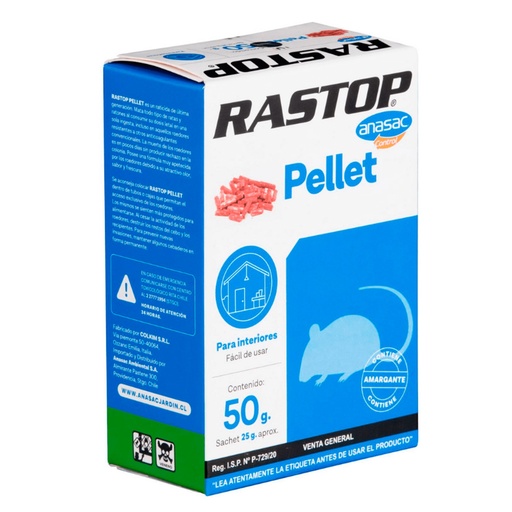 RASTOP PELLET 1 KG 40 X 25 G