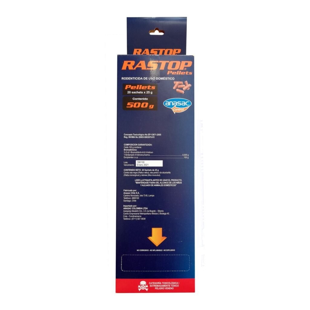 RASTOP PELLET 5 KG SACHET 10 G