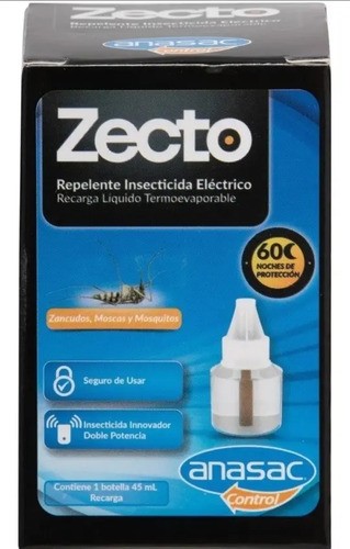 INSECTICIDA ZANCUDOS ZECTO ENCHUFE 1 UN