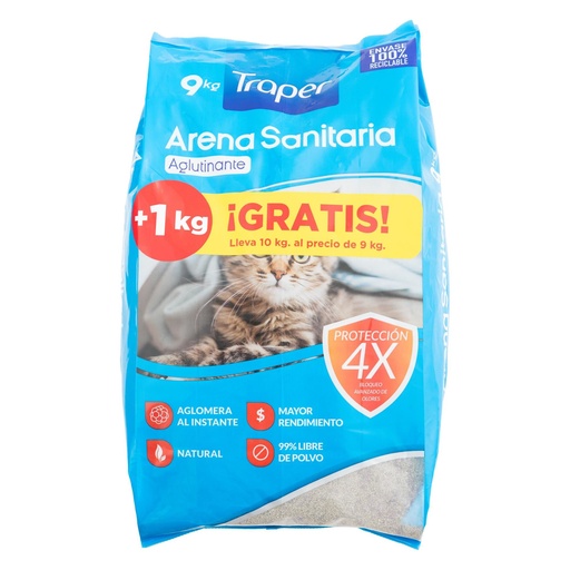 PACK ARENA SANITARIA (CAJA+PALITA+PRODUCTO)