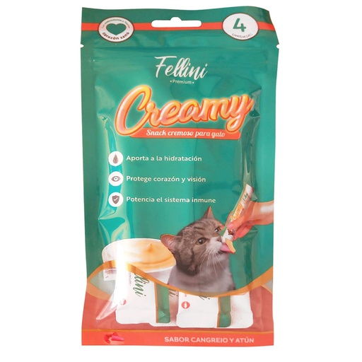 SNACK CREAMY CANGREJO Y ATÚN 60 G