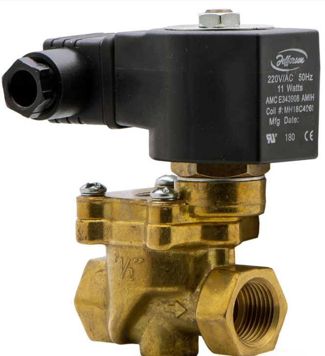 Válvula solenoide alta temperatura 1/2"